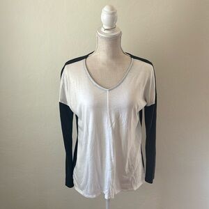 LOFT two tone long sleeve